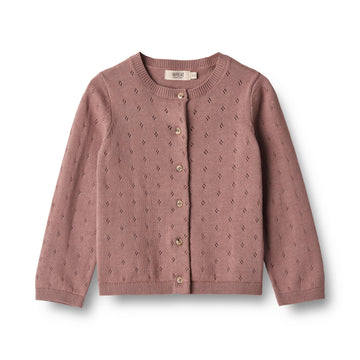 Wheat - Knit Cardigan Maia - Lavender Rose