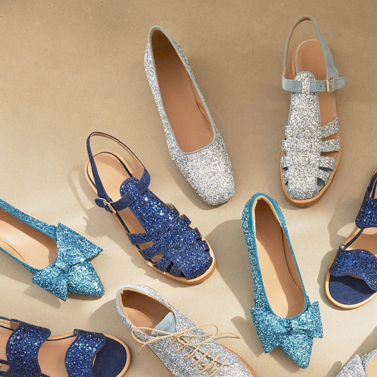 Angulus - Remsandal Med Spænde, 5696 - Midnight Blue Glitter