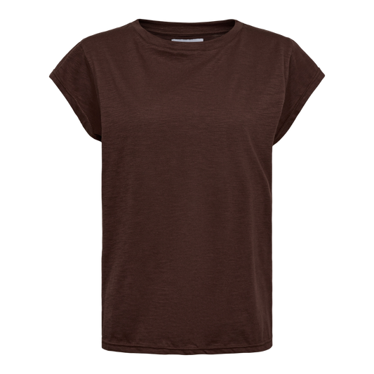 Liberté - Ulla SS T-shirt, 21469 - Dark Brown