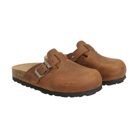 EN FANT - Slippers Nubuck Leather, 250305 - Acorn