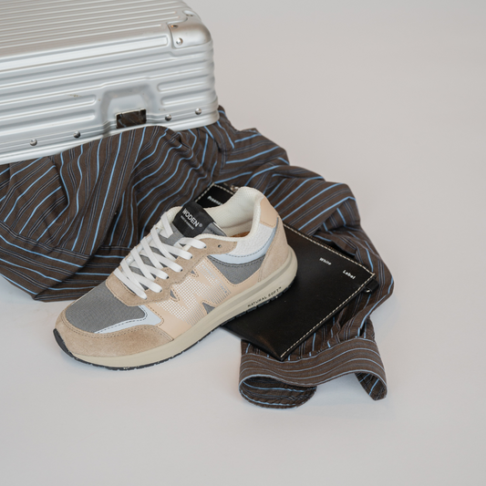 Woden - Sneakers, Rigmor Reflective - Silver Mink