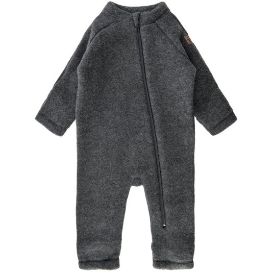 Mikk-Line - Wool Baby Suit, 50005NOOS - Anthracite Melange