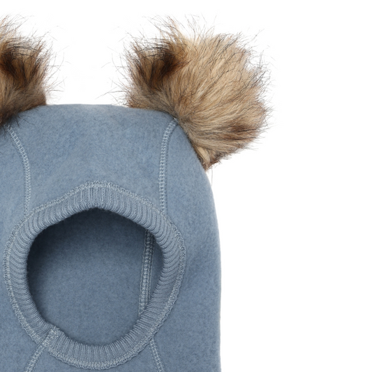 Mikk-Line - Elefanthue Uld Med Kvaste, 50036ML_1 - Flint Stone