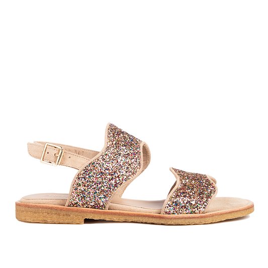 Angulus - Glitter Sandal, 5825 - Multi Glitter / Sand
