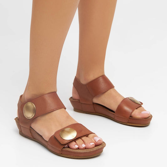 Cashott Copenhagen - AVA Sandal Leather - Cognac
