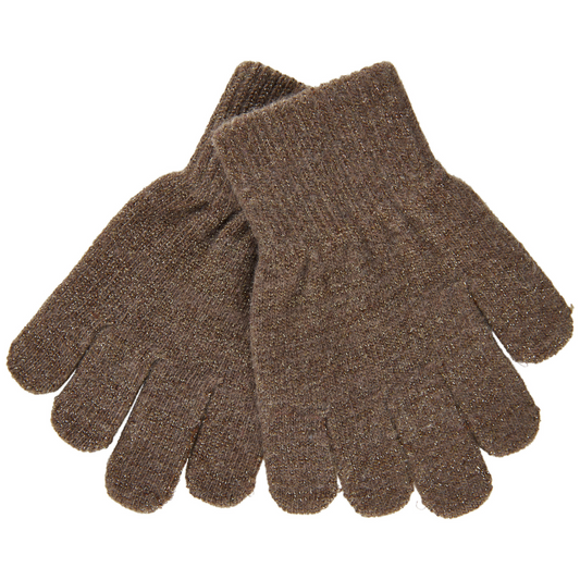 Mikk-Line - Magic Gloves 3 Pack w. Lurex, 93032ML - Dark Mink / Slate Black / Chalk Violet