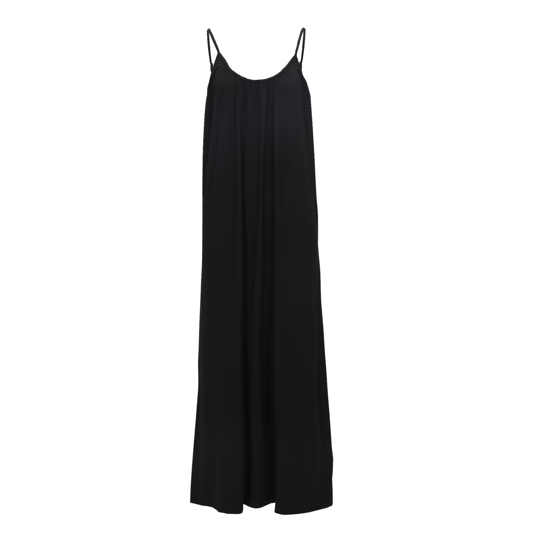 FORUDBESTILLING // Liberté - Alma Long Strap Dress, 9579 - Black (Levering ca. uge 19/20)