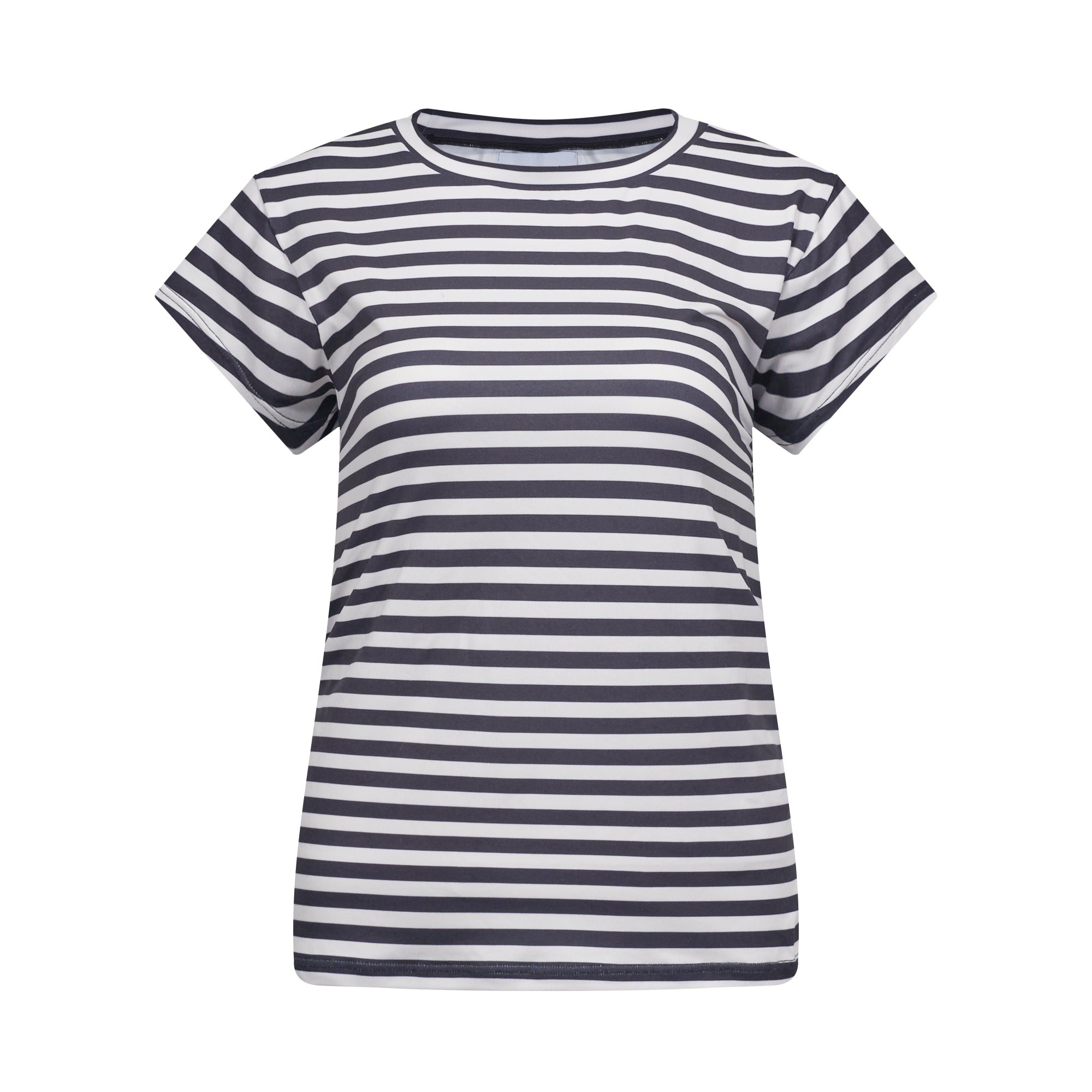 Liberté - Alma U T-shirt SS, 9581 - Black Creme Stripe