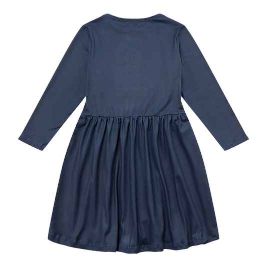 Liberté - Alma KIDS LS Babydoll Dress, 9658 - Navy