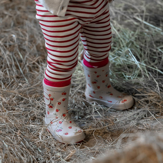 Pom Pom - Gummistøvler, PM1101-02 - Apple / Chili Peper