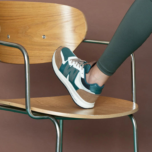 Woden - Sneakers, Rigmor - Caramel / Deep Forest