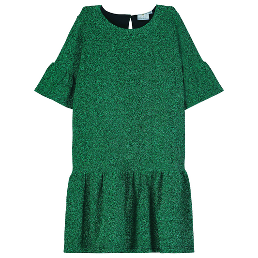 THE NEW - Jidalou SS Dress, TN5358 - Bright Green Glitter