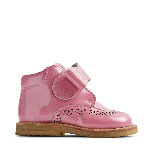 Wheat Footwear - Bootie Velcro Bowy, WF421j - Pink PT