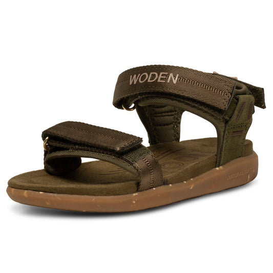 Woden Kids - Sandal, Cirkeline - Dark Olive