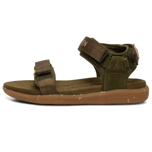 Woden Kids - Sandal, Cirkeline - Dark Olive