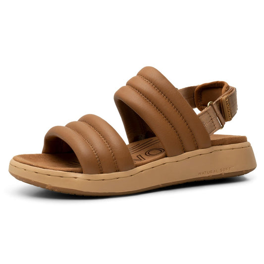 Woden - Sandal, Lara Leather - Brown Sugar