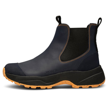 Woden - Siri Waterproof - Dark Navy / Papaya