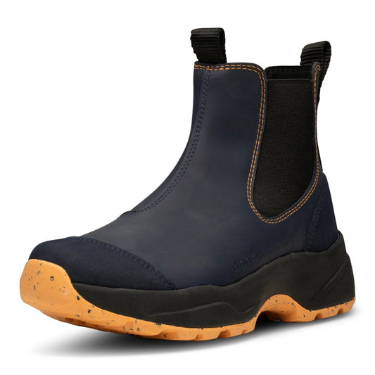 Woden - Siri Waterproof - Dark Navy / Papaya