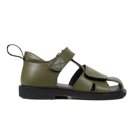 Angulus - Sandal Med Velcro, 0621 - Dark Green