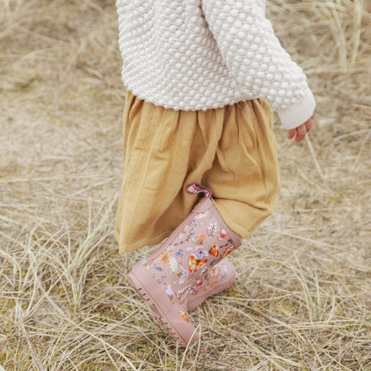 Angulus - Gummistøvle, 1010 - Butterfly Print