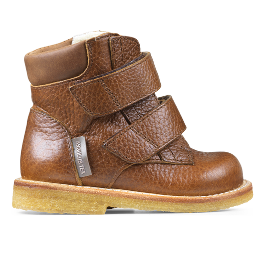 Angulus - Starter TEX-støvle m. velcro, 2025 - Dark Cognac