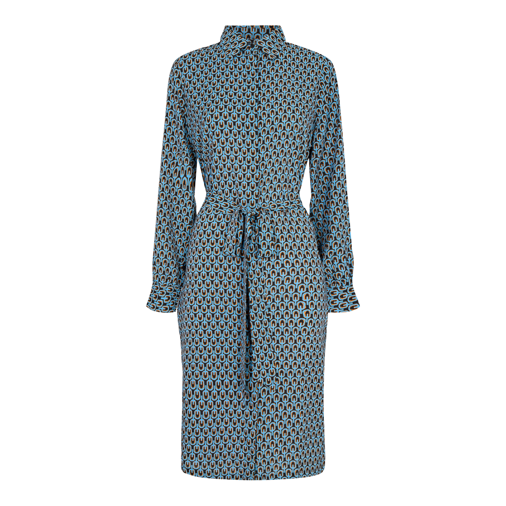 edna shirt dress EDNA 90 S midi wrap shirtdress