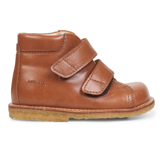 Angulus - Begynderstøvle m. velcro, 3324 - Cognac