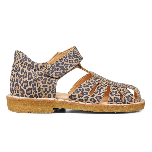 Angulus - Sandal Med Velcro, 5226 - Leopard