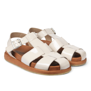 Angulus - Fodseng Sandal Med Spænde, 5749 - Buttermilk/Cognac