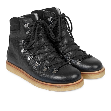 Angulus - Støvle M. Snøre, 6774 - Black