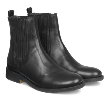 Angulus - Chelsea Støvle m. Elastik, 7246 - Black