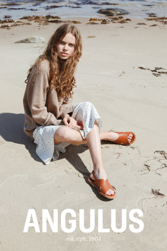 Angulus - Sandal Med Spænde, 5637 - Tan