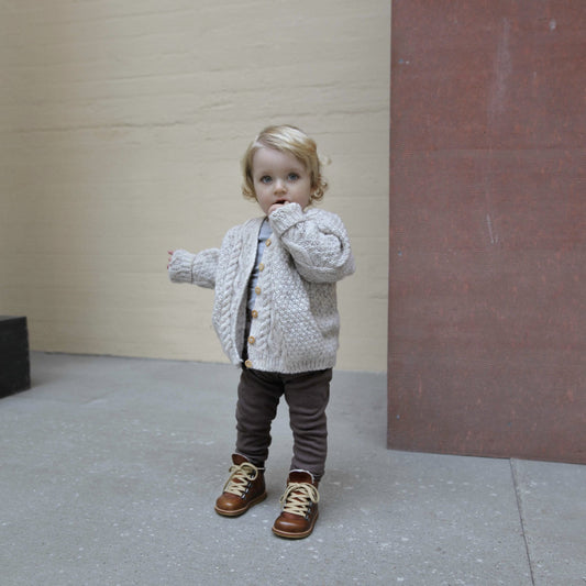 Angulus - TEX-støvle m. lynlås og snøre, 2050 - Cognac