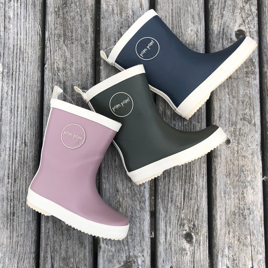 Pom Pom - Gummistøvler, 1101 - Navy