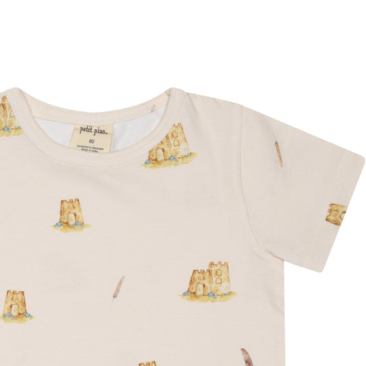Petit Piao - T-Shirt SS Baggy Printed, PP1722 - Castle