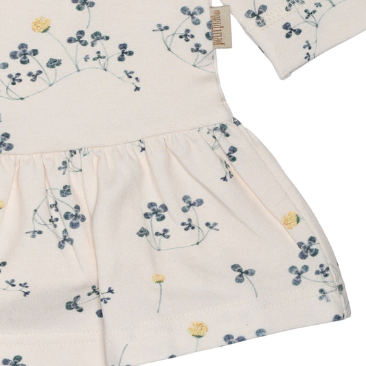 Petit Piao - Dress LS Gather Printed, PP226 - Clover
