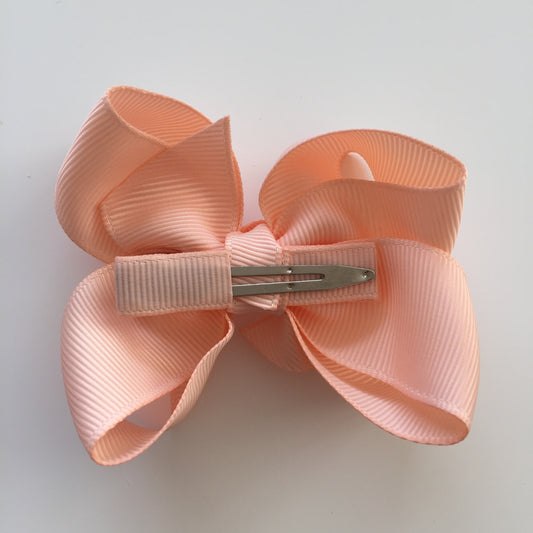 Bow's by Stær - Hårsløjfe, 8 cm - Peach