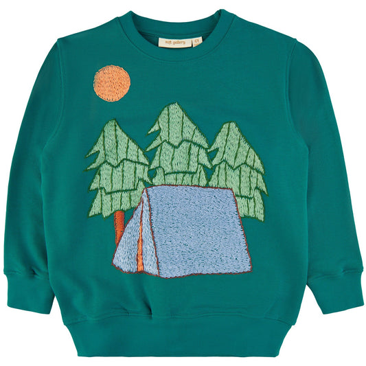 Soft Gallery - Baptiste Camping Sweatshirt, SG2181 - Deep Lake