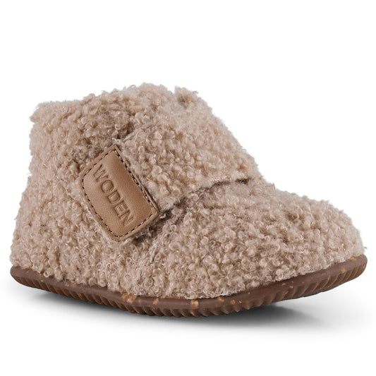 Woden Kids - Kim Teddy Home Shoe - Beige