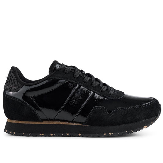 Woden - Sneakers, Nora III Full Patent - Black