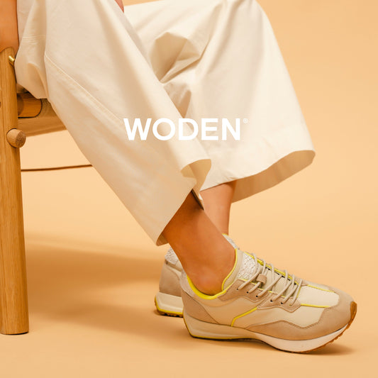 Woden - Sneakers, Rose Nylon - Oat Meal