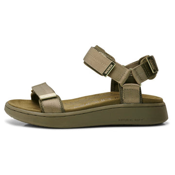 Woden - Sandal, Line - Dark Olive