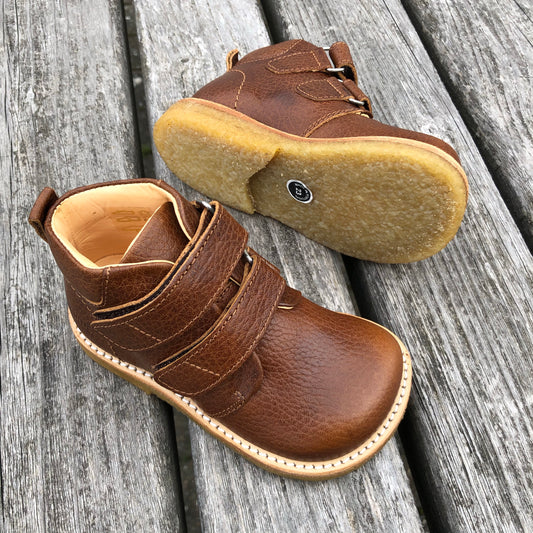 Angulus - Begyndersko M. Velcro, 3325 - Cognac