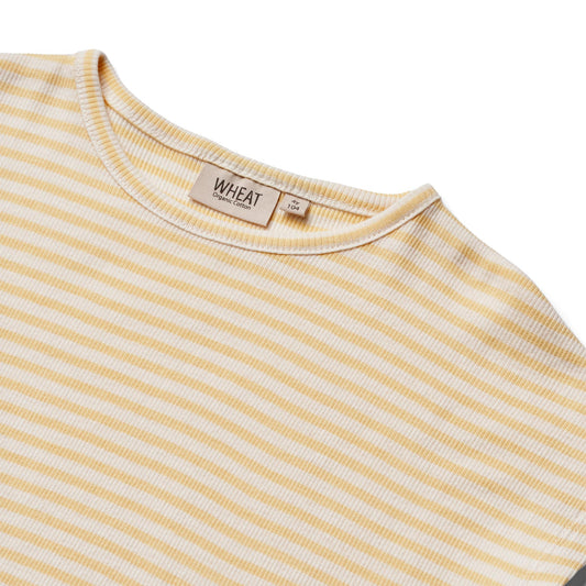 Wheat - T-shirt SS Bette - Pale Apricot Stripe