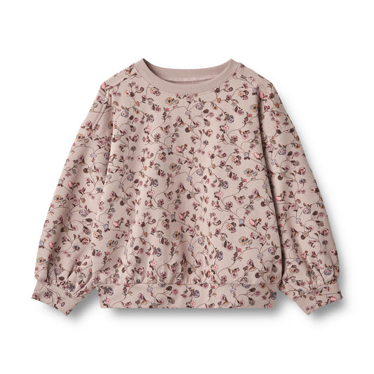 Wheat - Sweatshirt LS Lia - Dry Rose Flower Vine