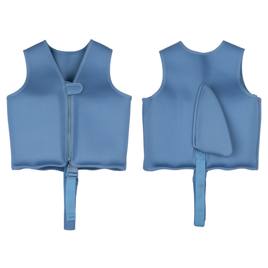 Mikk-Line - Swim Vest 3D Solid, 1027 - Faded Denim