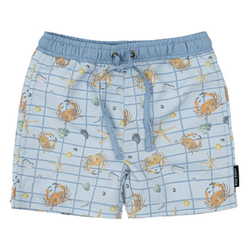 Mikk-Line - Swim Shorts AOP, 1028 - Faded Denim