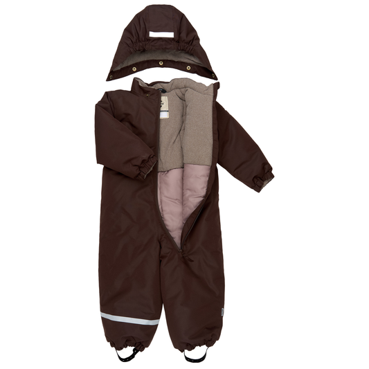 Mikk-Line - Snow Suit Solid Brown, 11114 - Coffee Bean