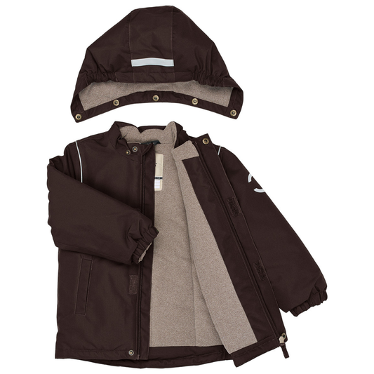 Mikk-Line - Winter Jacket Solid Brown, 11115 - Coffee Bean