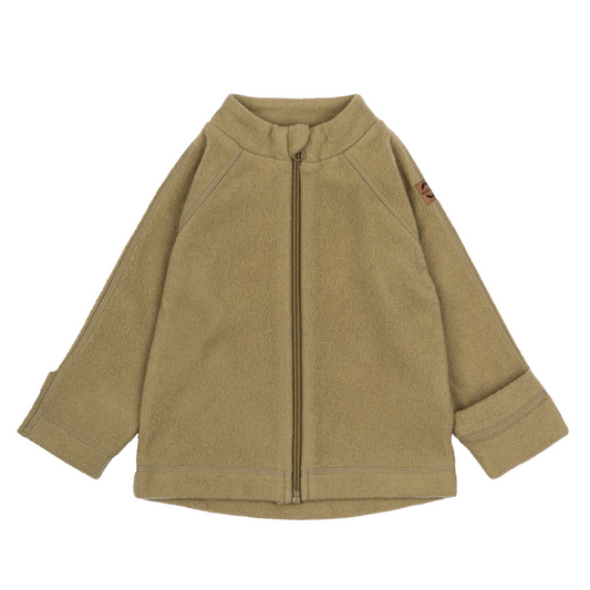 Mikk-Line - Cotton Fleece Baby Jacket, 12003 - Dried Herb